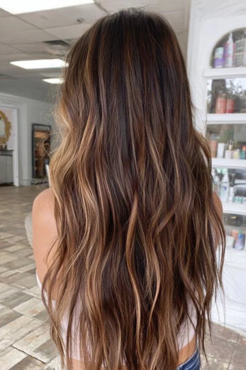 1 long-wavy-brown-caramel-highlights-u shape back_pp