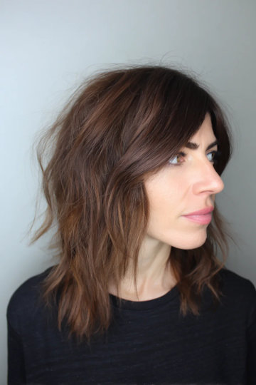 11 Chestnut-Brown-Medium-Length-Choppy-lob Layers-curtain Bangs-Shaggy_pp