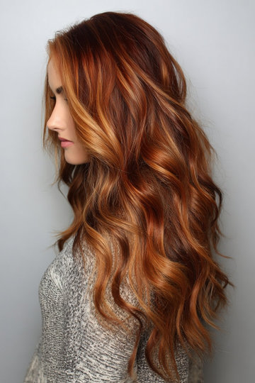 20 Auburn-Copper-Balayage-Golden-Honey-Highlights-Long-Wavy_pp