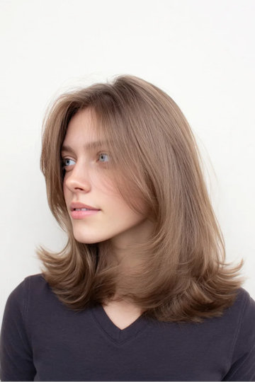 22 caramel-light-brown-highlights-layered-shoulder-length-bouncy-blowout_pp