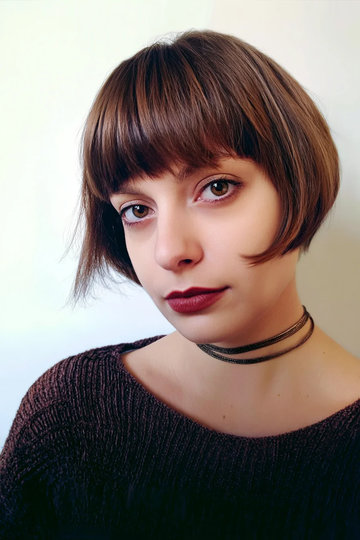 24 auburn-brown-straight-ear-length-bob-with-bangs_pp