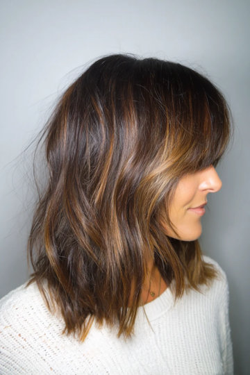 24 medium-wavy-brown-golden-highlights-lob long bangs_pp