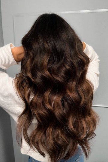 26 Espresso_Brown_Caramel_Highlights_Long_Wavy_Hair_pp