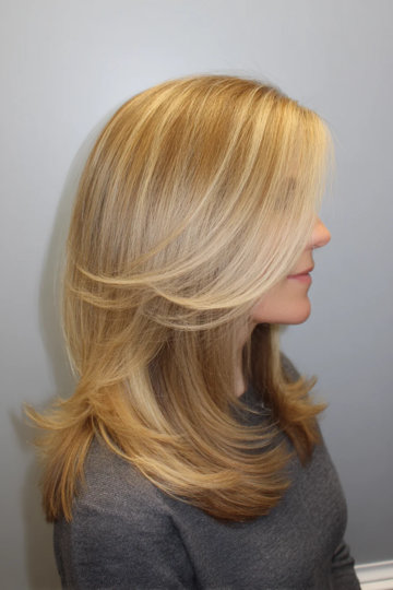 26 Golden-Honey-Blonde with highlights-Medium-Long-Layers-Soft subtle_pp