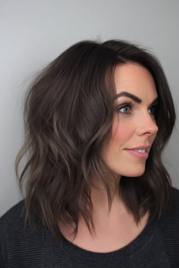 36 deep Brown-Medium-Bob-Choppy-Layers-Textured-Wavy_pp