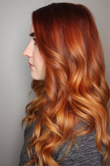 6 Copper-Auburn-Golden-Highlights-Balayage-Long-Wavy_pp