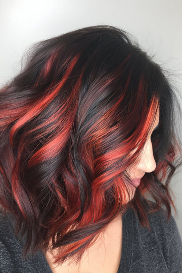 8 medium-wavy-black-hair-bright-red-dimensional-highlights_pp