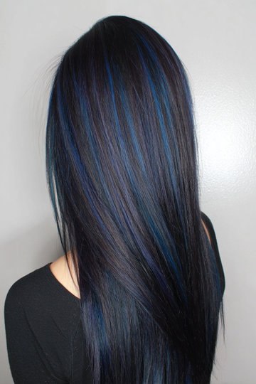 1 blue black-highlights-long-straight-hair_pin