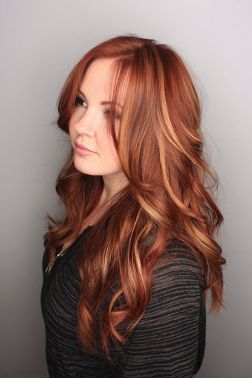 10 auburn-copper-golden-blonde-highlights-long-wavy-hair_pin