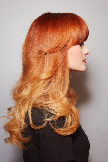 11 copper-golden-blonde-balayage-long-wavy-bangs_pin