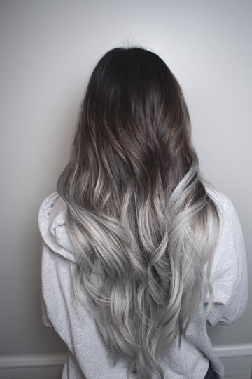 Dark Hair With Silver Highlights 10_pp