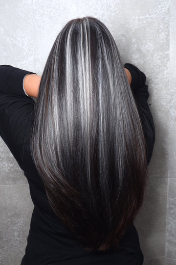 Dark Hair With Silver Highlights 19_pp
