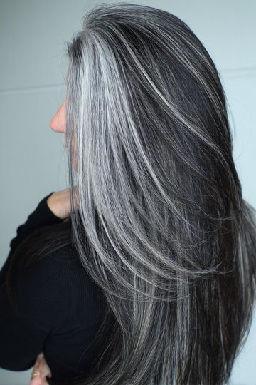 Dark Hair With Silver Highlights 5_pp
