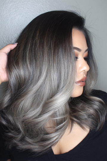 Dark Hair With Silver Highlights 7_pp
