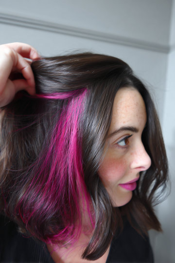 Peek A Boo Hair Color For Brunettes 12_pp