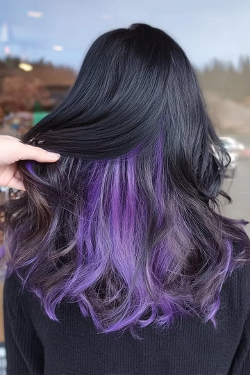 Peek A Boo Hair Color For Brunettes 15_pp