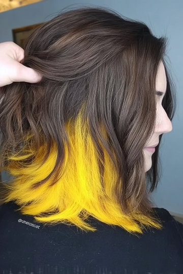 Peek A Boo Hair Color For Brunettes 16_pp