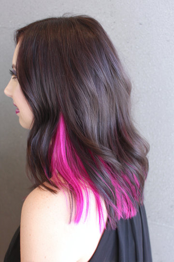 Peek A Boo Hair Color For Brunettes 19_pp