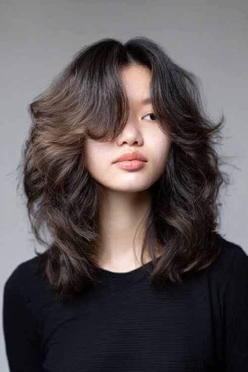 Wavy Haircuts For Round Faces 22_pp