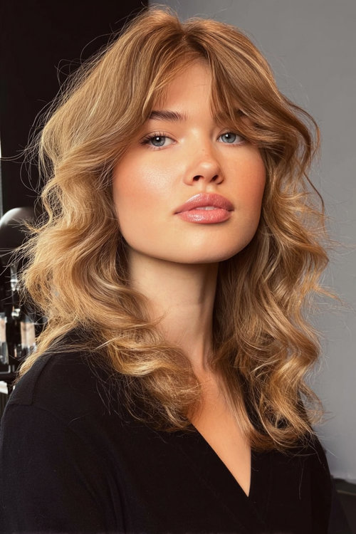 Wavy Haircuts For Round Faces 3_pp