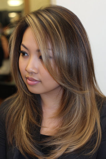 5 Face-Framing Highlights with Soft Layers_pp